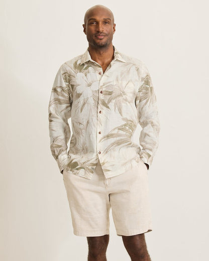 Tommy Bahama Flora Oasis Long-Sleeve Linen Shirt