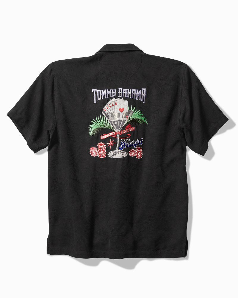 Tommy Bahama Drinking Doubles Silk Camp Shirt