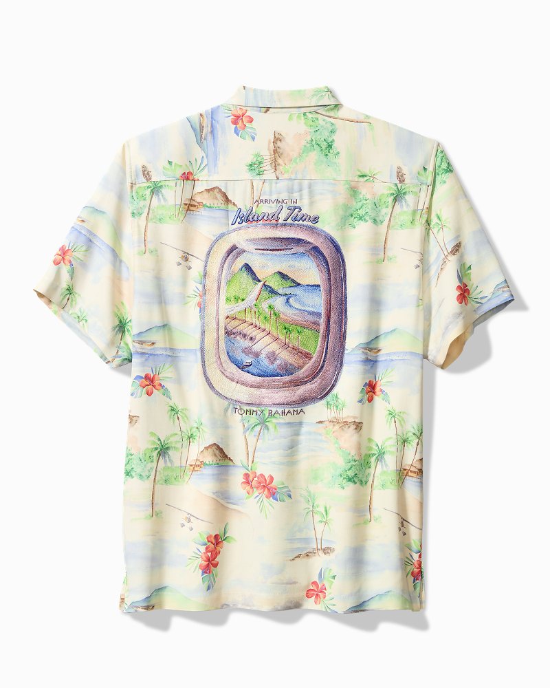 Tommy Bahama Collector's Series '24 Arriving in Island Time Silk Camp Shirt