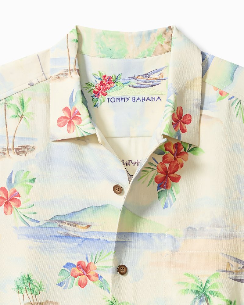 Tommy Bahama Collector's Series '24 Arriving in Island Time Silk Camp Shirt