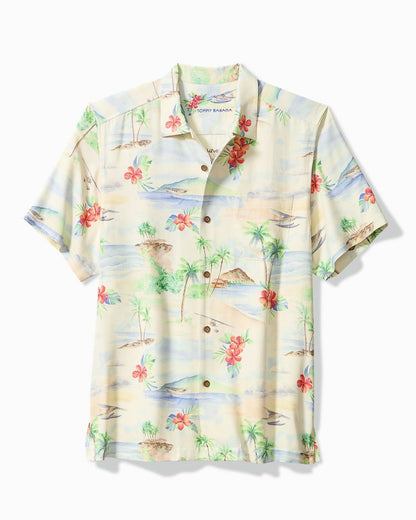 Tommy Bahama Collector's Series '24 Arriving in Island Time Silk Camp Shirt