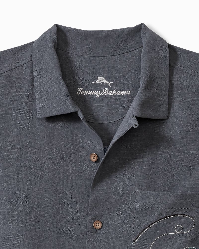 Tommy Bahama A-fish-ianado Silk Camp Shirt