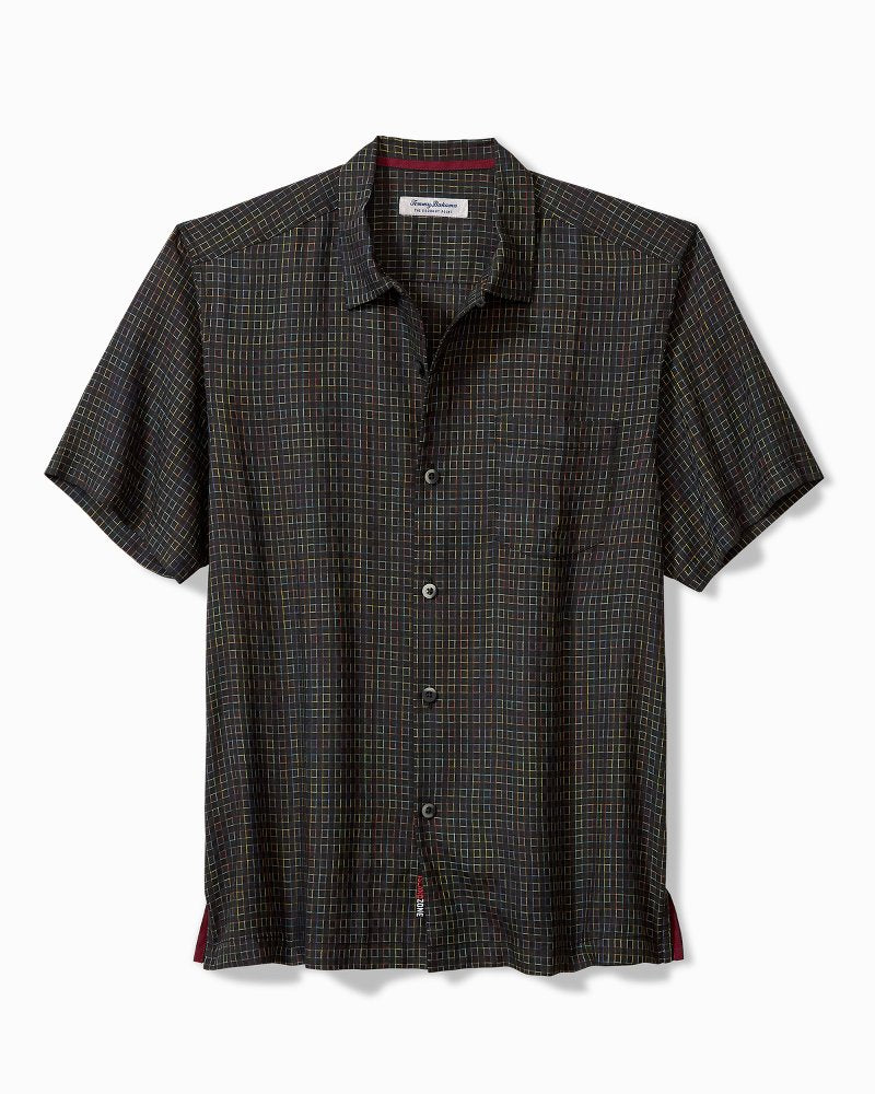 Tommy Bahama Coconut Point Prismatic Check IslandZone® Camp Shirt