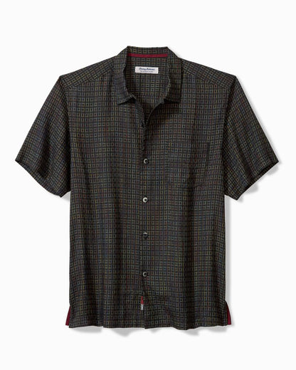 Tommy Bahama Coconut Point Prismatic Check IslandZone® Camp Shirt