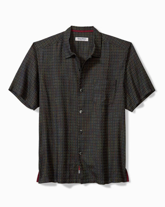 Tommy Bahama Coconut Point Prismatic Check IslandZone® Camp Shirt