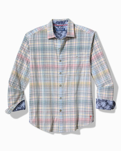 Tommy Bahama Coastline Cord Stretch Harbor Check Shirt