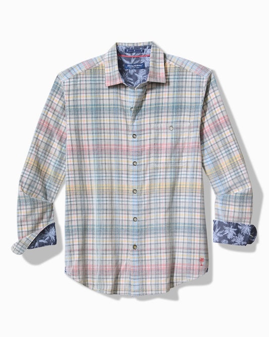 Tommy Bahama Coastline Cord Stretch Harbor Check Shirt