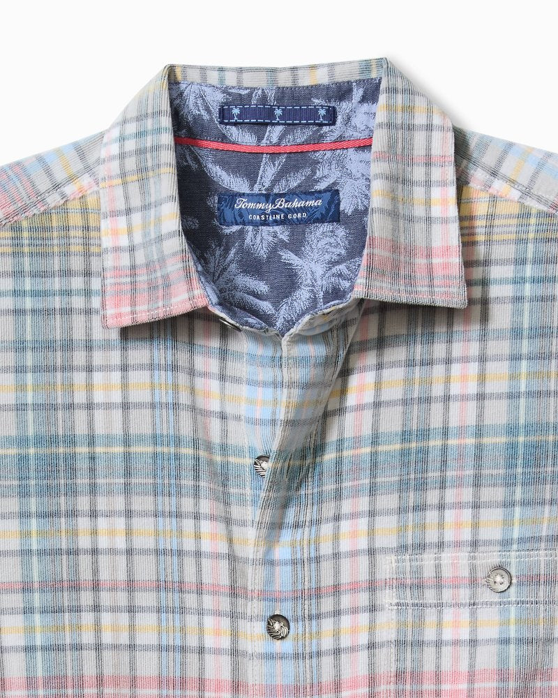 Tommy Bahama Coastline Cord Stretch Harbor Check Shirt
