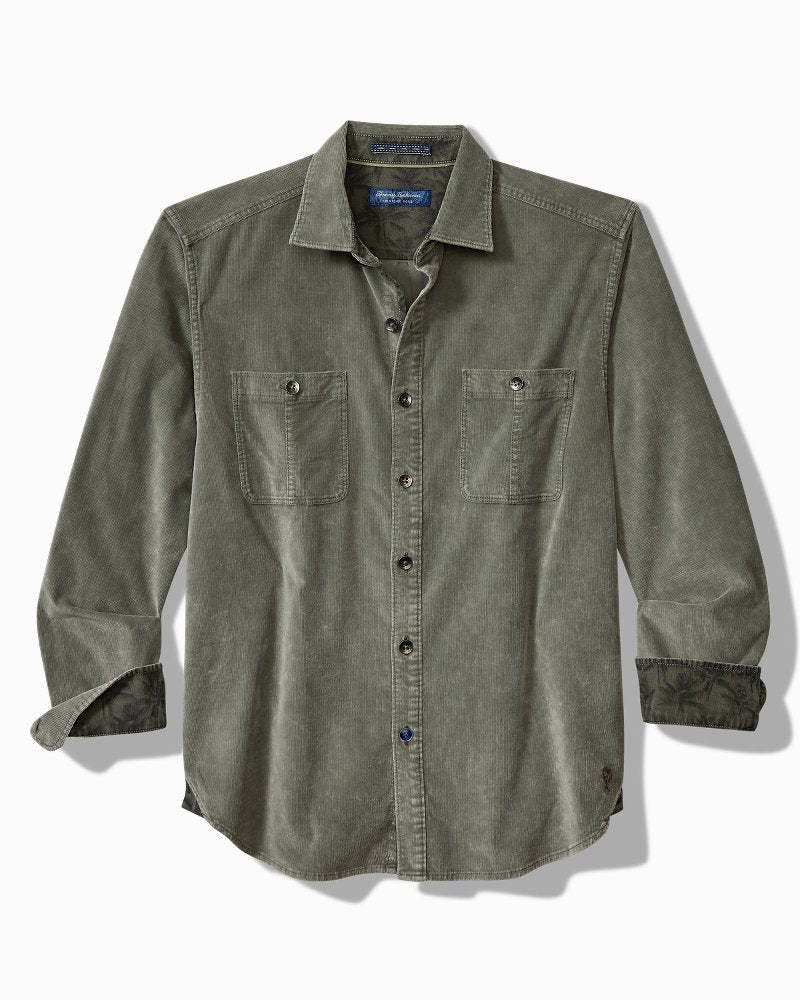 Tommy Bahama Coastline Cord Stretch Sun Fade Double-Pocket Shirt