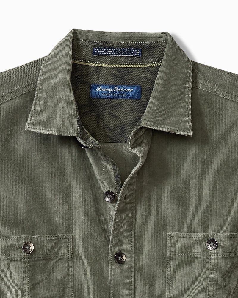 Tommy Bahama Coastline Cord Stretch Sun Fade Double-Pocket Shirt