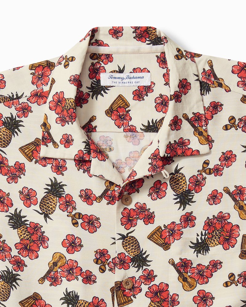 Tommy Bahama Veracruz Cay Ukelele Blooms Short-Sleeve Shirt