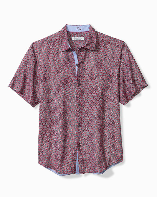 Tommy Bahama Coconut Point Beachcomber Geo IslandZone® Camp Shirt
