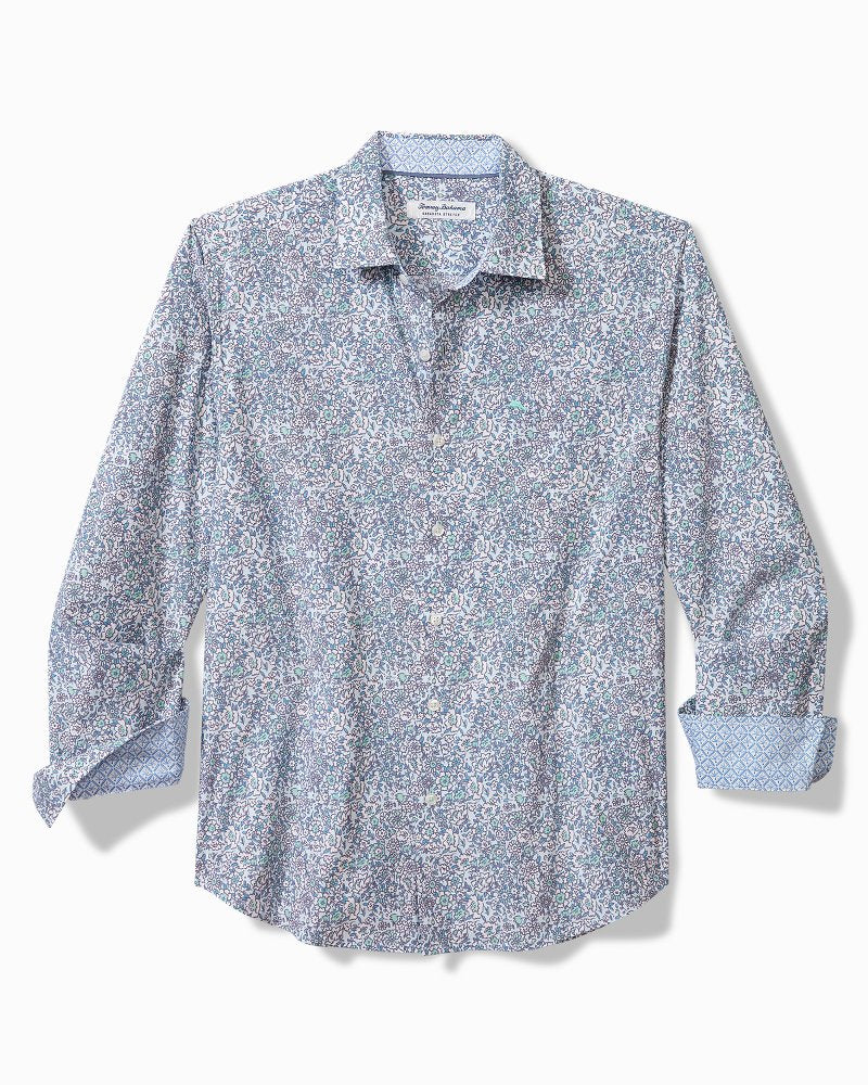 Tommy Bahama Sarasota Stretch Blue Flora IslandZone® Shirt