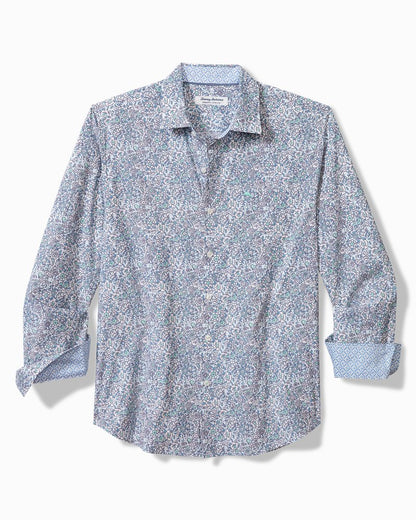 Tommy Bahama Sarasota Stretch Blue Flora IslandZone® Shirt