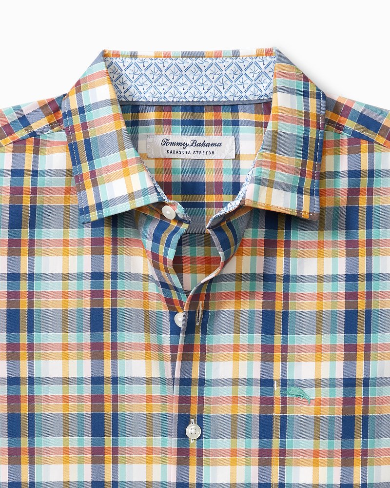 Tommy Bahama Sarasota Stretch Grenada Check IslandZone® Shirt