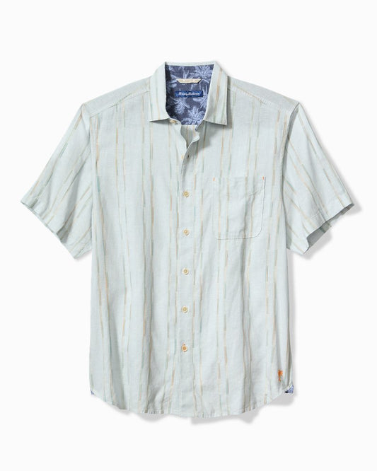 Tommy Bahama Sonora Stripe Linen-Blend Short-Sleeve Shirt