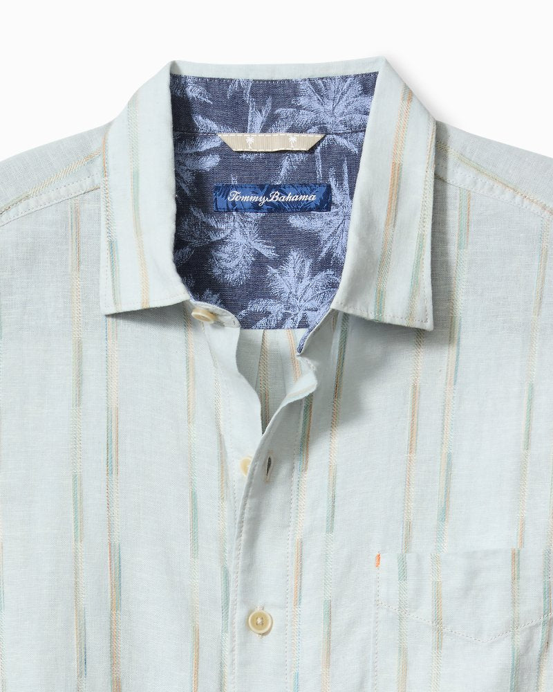 Tommy Bahama Sonora Stripe Linen-Blend Short-Sleeve Shirt