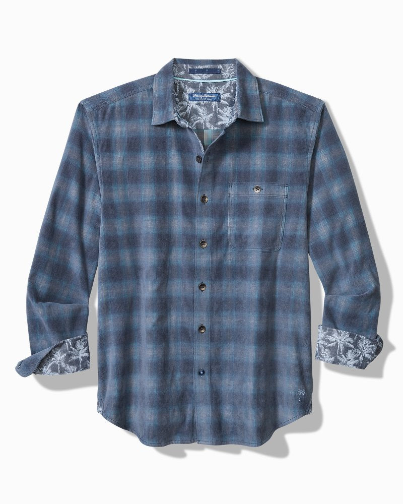 Tommy Bahama Coastline Cord Stretch Ombré Check Shirt