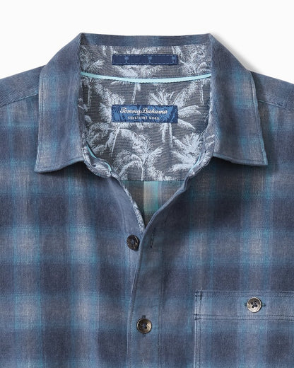 Tommy Bahama Coastline Cord Stretch Ombré Check Shirt