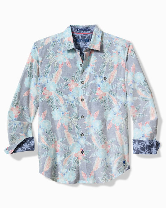 Tommy Bahama Coastline Cord Stretch Shoreline Vines Shirt