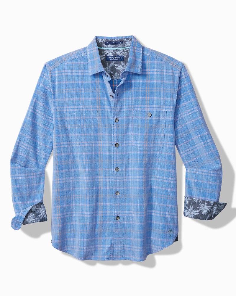 Tommy Bahama Coastline Cord Stretch Brisa Check Shirt