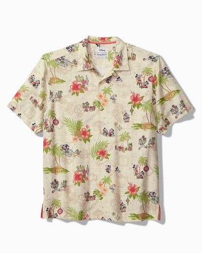 Tommy Bahama Disney Veracruz Cay Huladay Adventure Camp Shirt