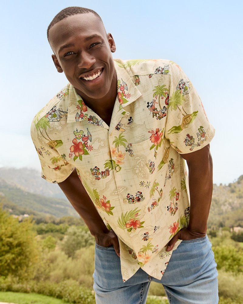 Tommy Bahama Disney Veracruz Cay Huladay Adventure Camp Shirt