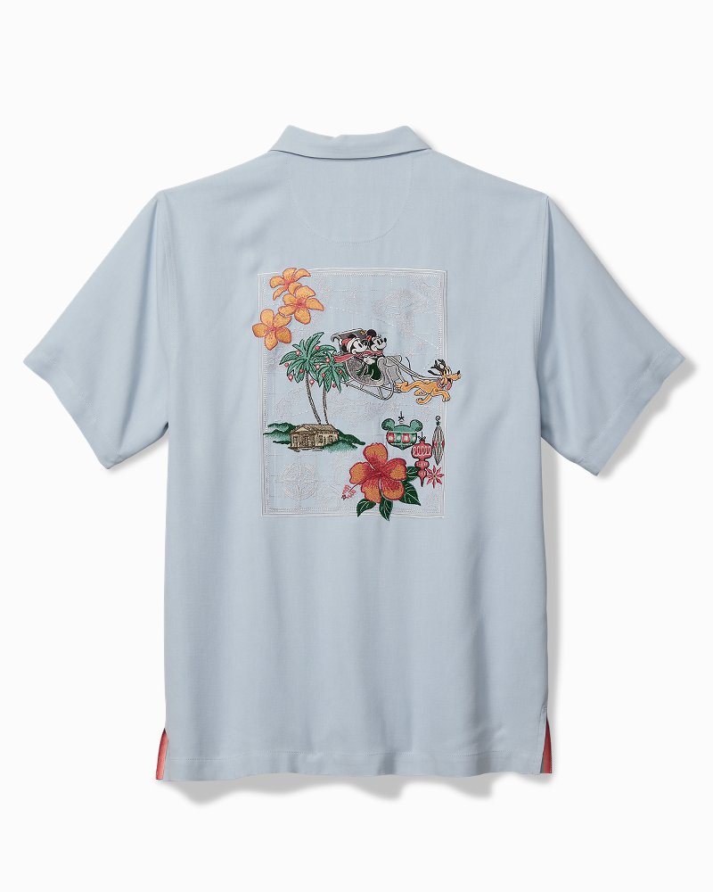 Tommy Bahama Disney Huladay Sleigh Ride Silk Camp Shirt