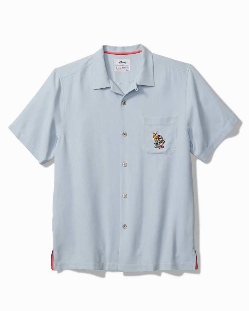 Tommy Bahama Disney Huladay Sleigh Ride Silk Camp Shirt