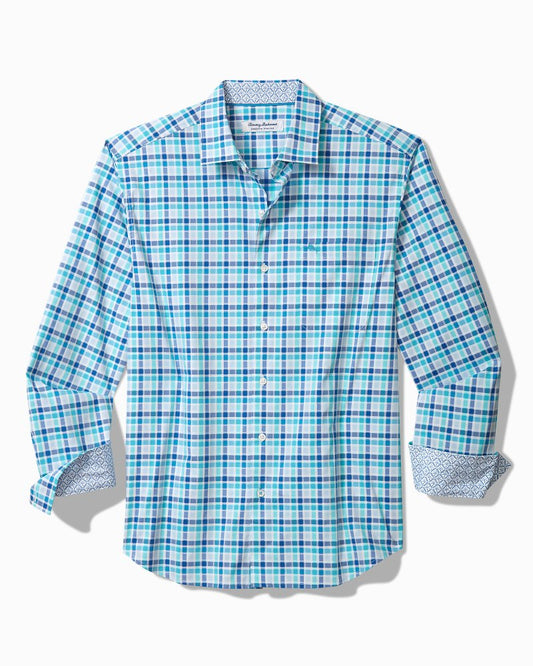 Tommy Bahama Sarasota Stretch St. Kitts Check IslandZone® Shirt
