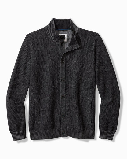 Tommy Bahama Crescent Shore IslandZone® Button-Mock Cardigan