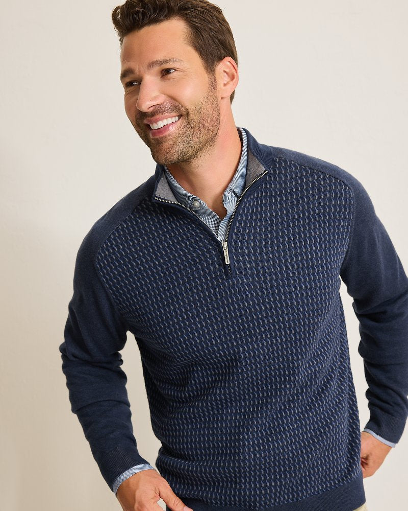 Tommy Bahama Coastal Shores Half-Zip Sweater