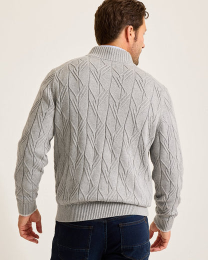 Tommy Bahama Capital Cable Full-Zip Cardigan
