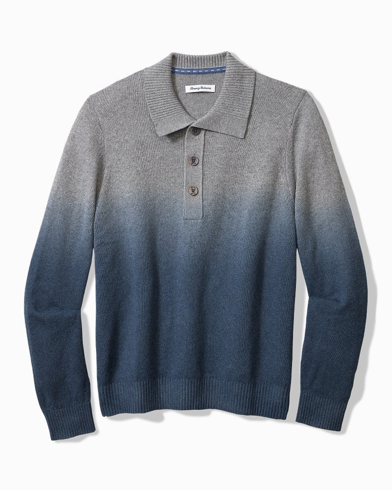 Tommy Bahama Ombré Dip-Dye Sweater Polo