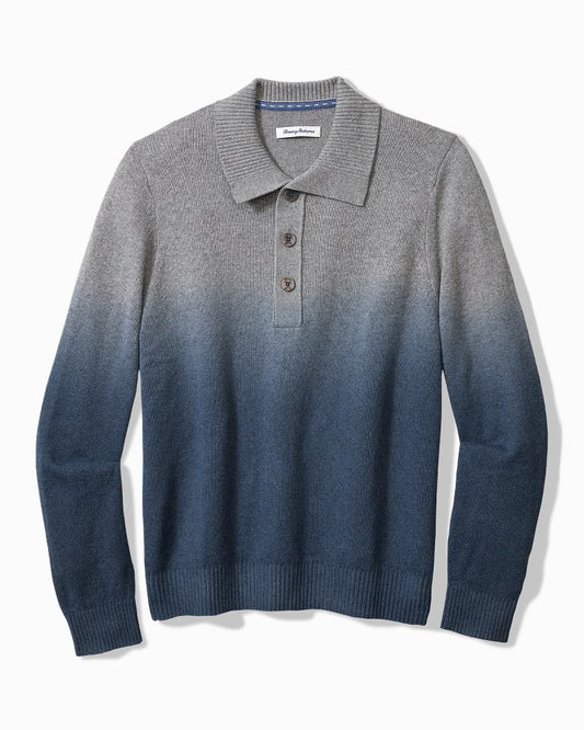 Tommy Bahama Ombré Dip-Dye Sweater Polo