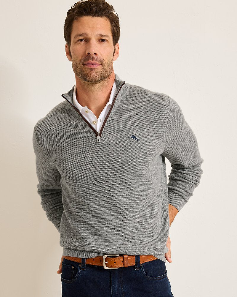 Tommy Bahama Marlin Luxe Half-Zip Sweater