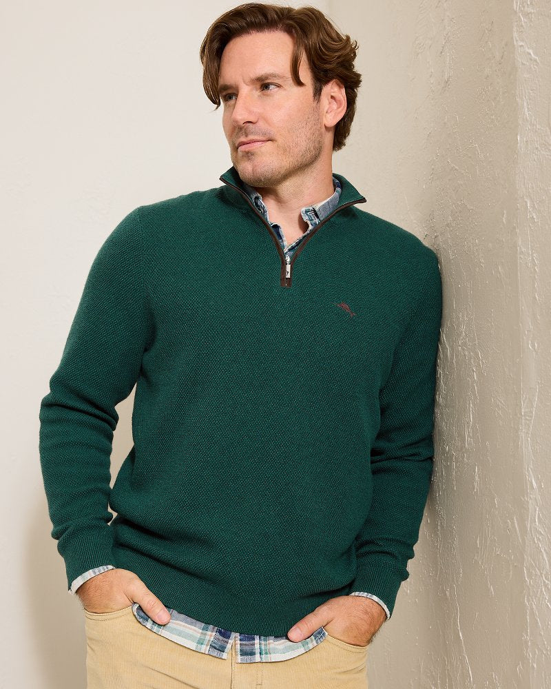 Tommy Bahama Marlin Luxe Half-Zip Sweater