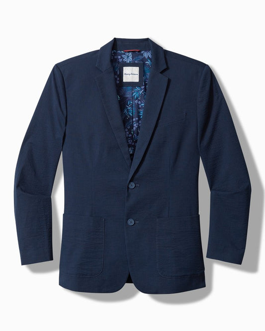 Tommy Bahama Nova Wave Stretch-Seersucker Blazer