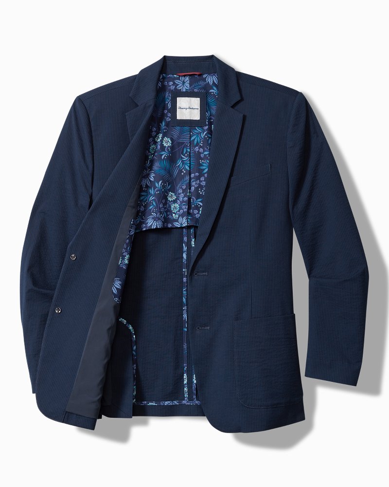 Tommy Bahama Nova Wave Stretch-Seersucker Blazer