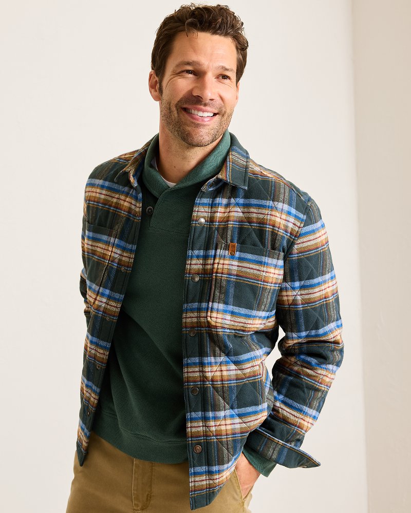 Tommy Bahama Oak Harbor Flannel Shirt Jacket