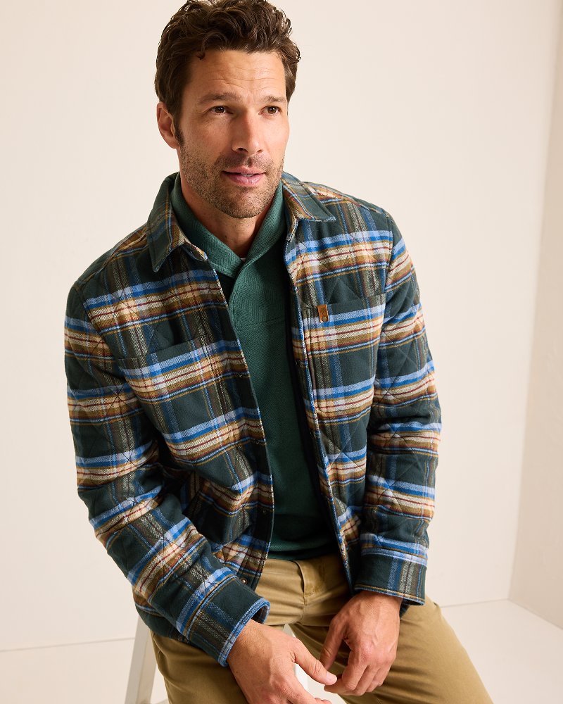 Tommy Bahama Oak Harbor Flannel Shirt Jacket