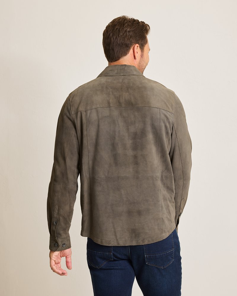 Tommy Bahama Boulder Ridge Suede Shirt Jacket