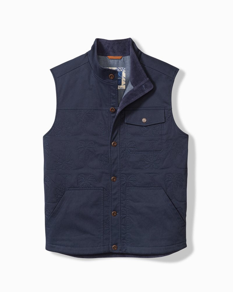 Tommy Bahama Palisades Palm Quilted Vest
