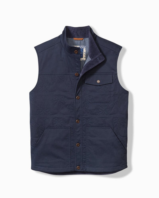 Tommy Bahama Palisades Palm Quilted Vest