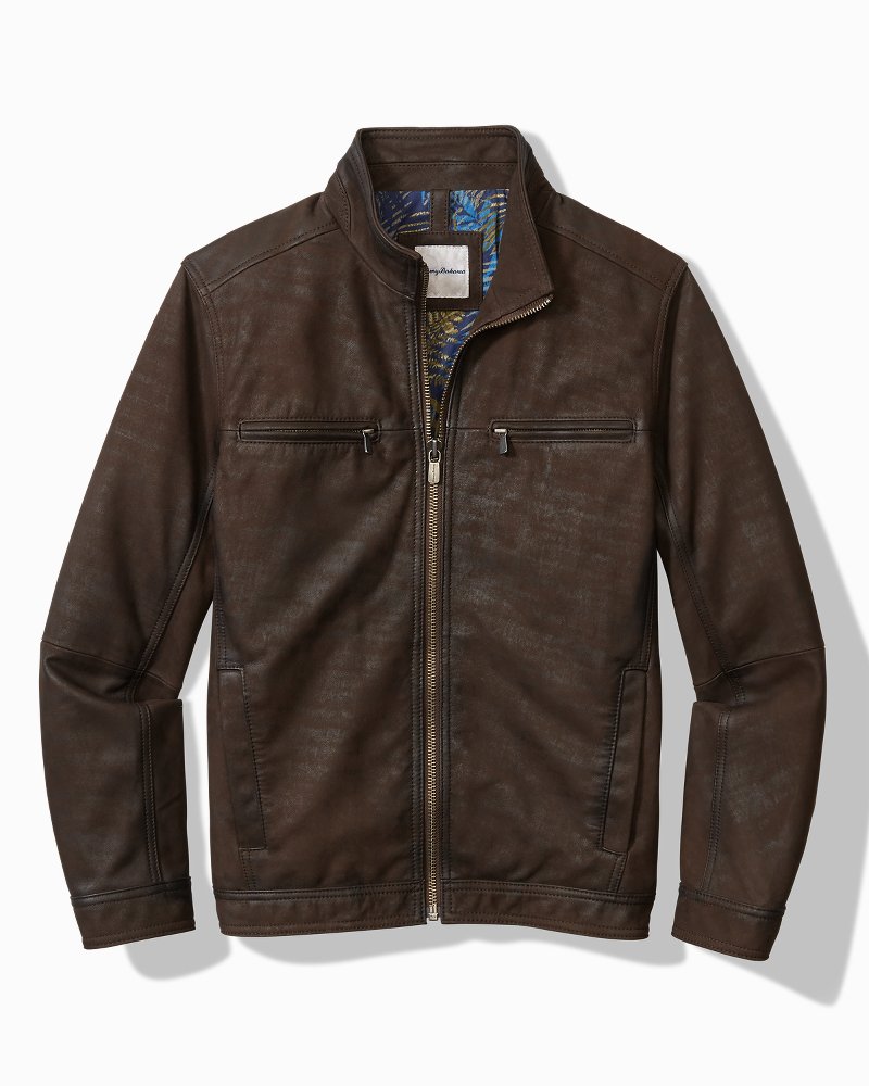 Tommy Bahama Highland Rocker Leather Jacket