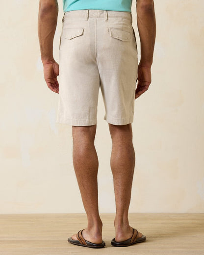 Tommy Bahama Beach Coast Linen-Blend Flat-Front 10-Inch Shorts