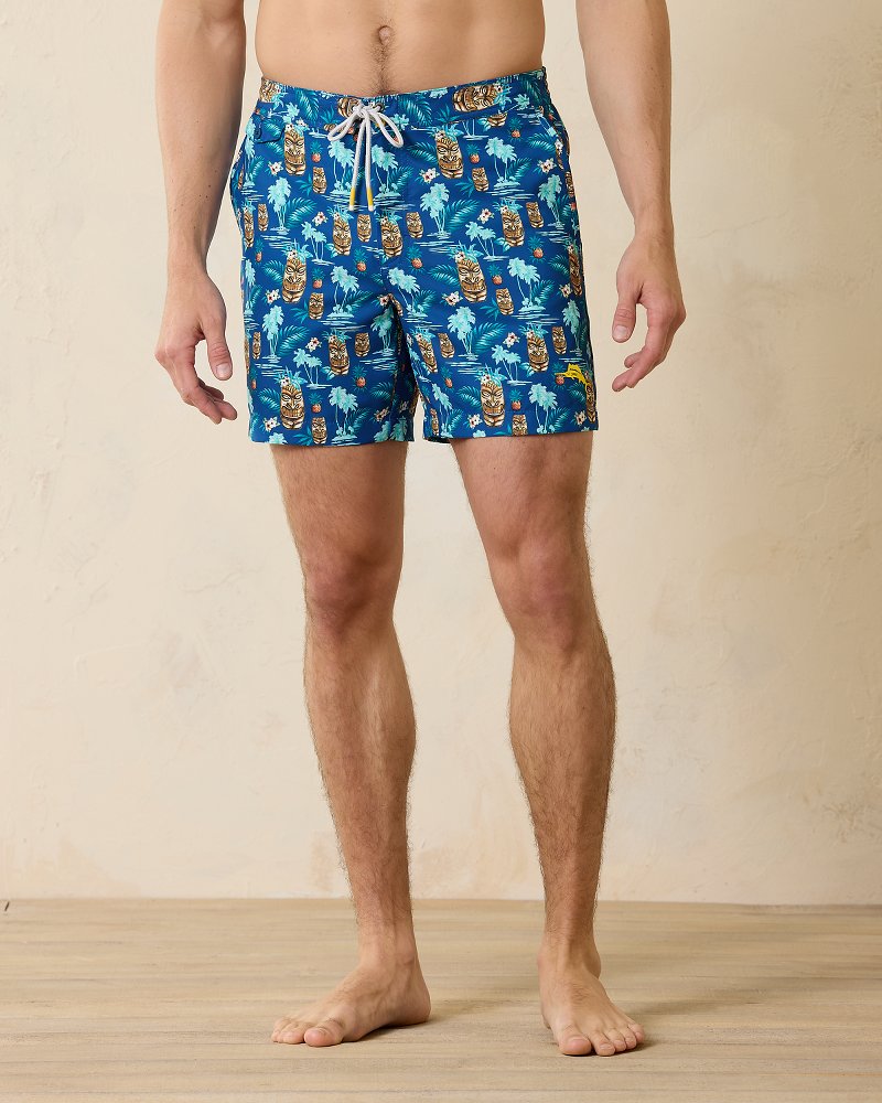 Tommy Bahama Rialto Tiki Tropics 6-Inch Swim Trunks