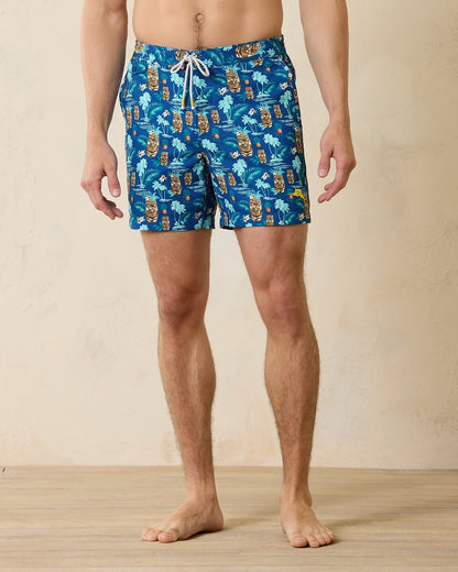 Tommy Bahama Rialto Tiki Tropics 6-Inch Swim Trunks