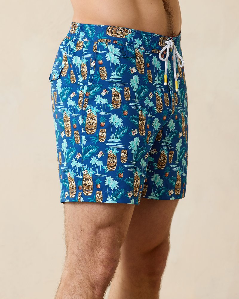 Tommy Bahama Rialto Tiki Tropics 6-Inch Swim Trunks