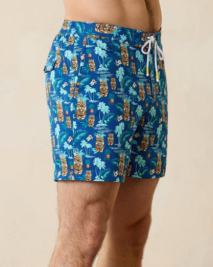 Tommy Bahama Rialto Tiki Tropics 6-Inch Swim Trunks